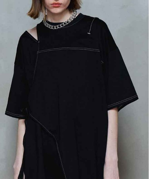 Cutting Oversized T-shirt/カッティングオーバーTシャツ