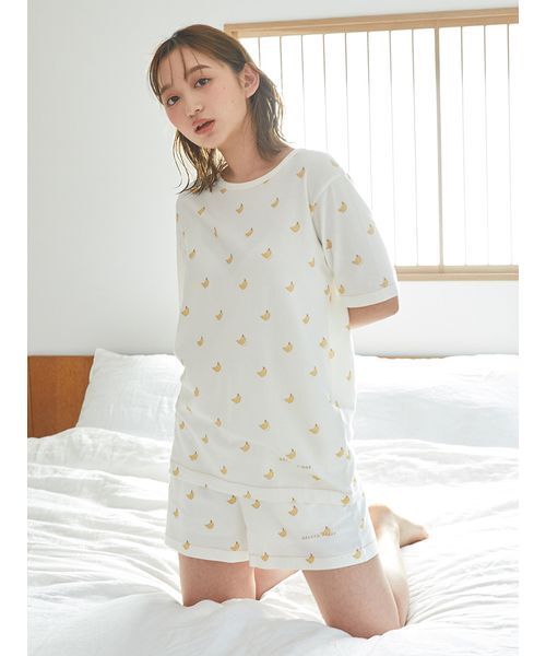 セール】バナナ柄ショートパンツ（ルームウェア/パジャマ