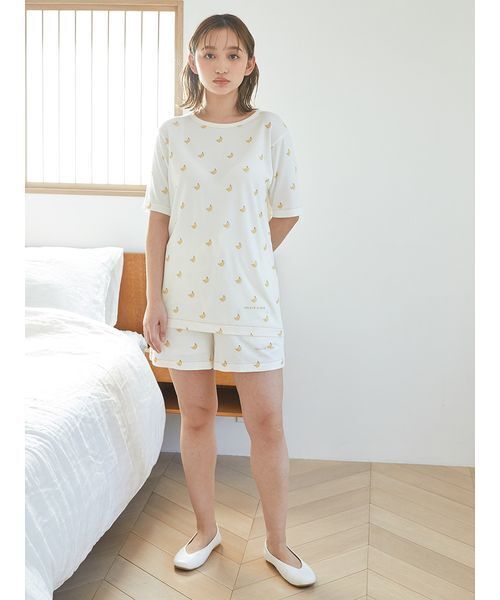 gelato pique ジェラート ピケ フルーツ柄 Tシャツ パンツ　バナナ gelato pique ジェラート ピケ フルーツ柄 Tシャツ パンツ バナナ