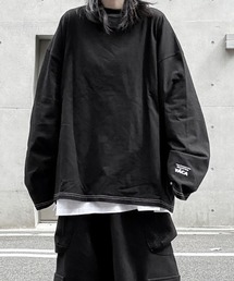 YACA | logo print stitch L/S t-shirt/ロゴプリントステッチロングスリーブT【unisex item】(Tシャツ/カットソー)