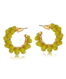 big metal london（ビッグメタルロンドン）の「【金属アレルギー対応】ビーズクラスター フープピアス OLYMPIA CLUSTER BEADED HOOP（ピアス（両耳用））」