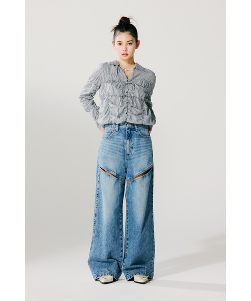 SLY（スライ）の「J/W HOLE TUCK PT ジャスト ウエスト ホール