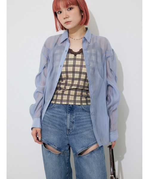 SLY（スライ）の「J/W HOLE TUCK PT ジャスト ウエスト ホール
