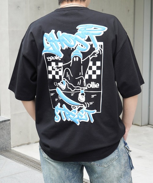 セール】25SS ゴースト 発泡バックプリント ビッグシルエット