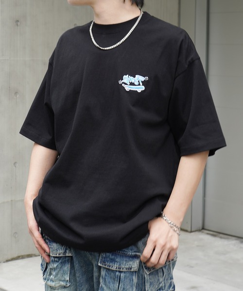 セール】25SS ゴースト 発泡バックプリント ビッグシルエット