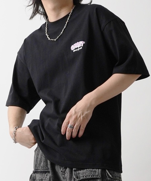 ILL'S(イルズ)の「ゴースト 発泡バックプリント ビッグシルエット半袖Tシャツ メンズ レディース(Tシャツ/カットソー・メンズ・ブラック/ホワイト/パープル/ブラック系その他/ブルー系その他/ホワイト系その他・M/L)」の16枚目の写真
