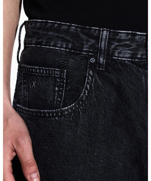 ARMANI EXCHANGE(アルマーニエクスチェンジ)の「【A|X アルマーニ エクスチェンジ】グレーウォッシュデニム バギーハーフパンツ_J91 BAGGY SHORT(デニムパンツ・メンズ・グレー・32inch/30inch/34inch/31inch/29inch/33inch/40inch/36inch/28inch)」の3枚目の写真