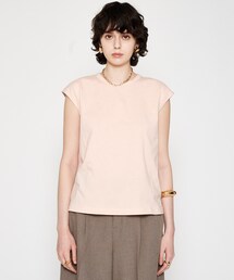 cloenc | 【UVカット／接触冷感／マシンウォッシュ】ノースリーブフォルムTシャツ(Tシャツ/カットソー)