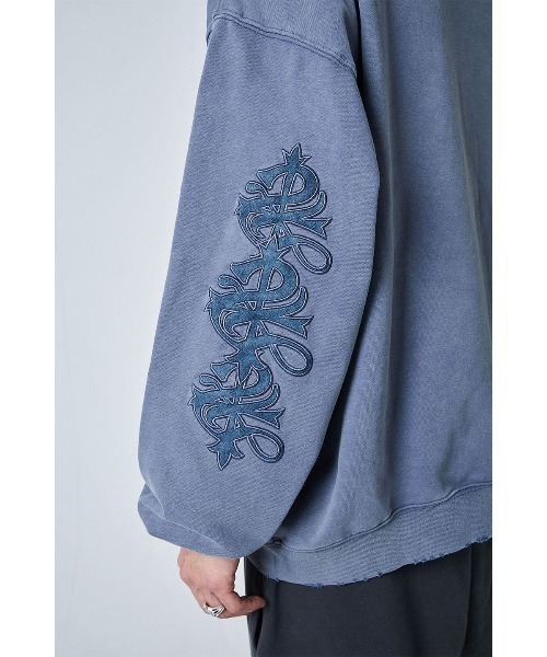 フーディー｜Studs Cross Patch Zip Hoodie｜SUPPLIER（パーカー