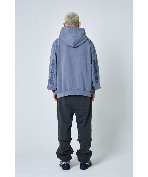 フーディー｜Studs Cross Patch Zip Hoodie｜SUPPLIER（パーカー