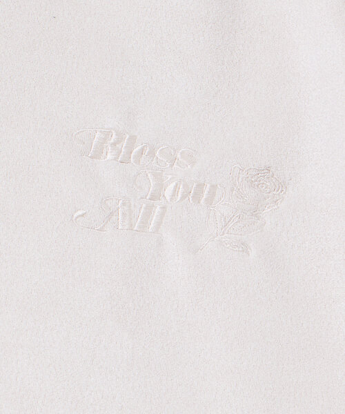 WHO'S WHO gallery（フーズフーギャラリー）の「【WEB限定】BLESSYOUスウェードポンチTEE/UNISEX/ユニセックス（Tシャツ/カットソー・レディース・ブラック/ホワイト・FREE）」の7枚目の写真