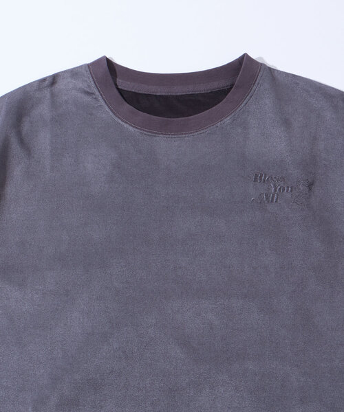 WHO'S WHO gallery（フーズフーギャラリー）の「【WEB限定】BLESSYOUスウェードポンチTEE/UNISEX/ユニセックス（Tシャツ/カットソー・レディース・ブラック/ホワイト・FREE）」の9枚目の写真