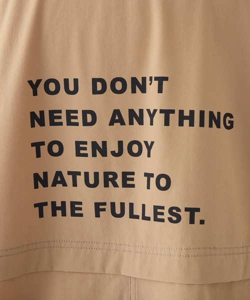 PUAL CE CIN(ピュアルセシン)の「【水陸両用】ナイロンストレッチパーカー(ラッシュガード・レディース・ベージュ/ブラック・FREE)」の7枚目の写真