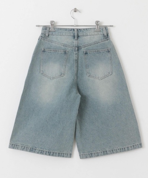 SENSE OF PLACE by URBAN RESEARCH（センスオブプレイスバイアーバンリサーチ）の「ニーレングスデニム（デニムパンツ・レディース・インディゴブルー/ライトインディゴブルー・SMALL/MEDIUM）」の19枚目の写真