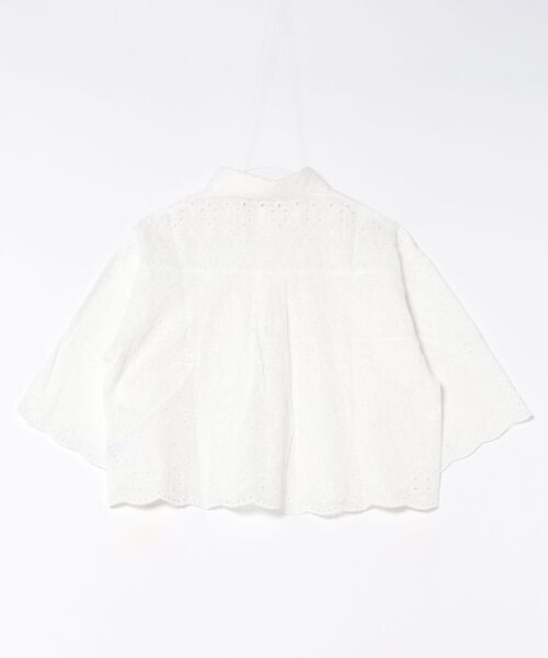 コットンレーススカラップブラウス（シャツ/ブラウス）｜each