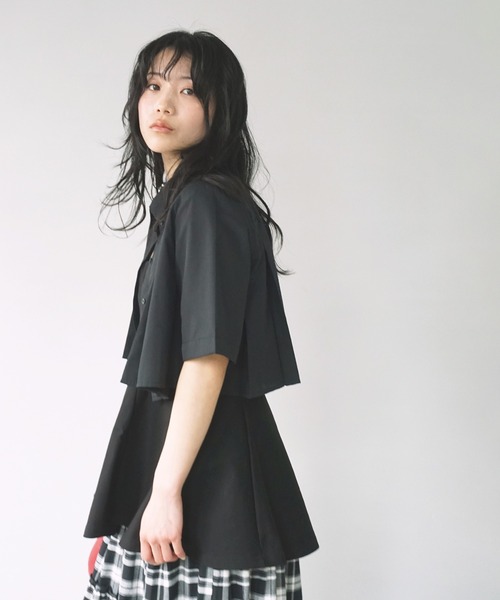 O'fmus(オフムス)の「【O'fmus】ペプラムベアトップ ofmw25s024(その他トップス・レディース・ブラック/チャコールグレー・FREE)」の12枚目の写真