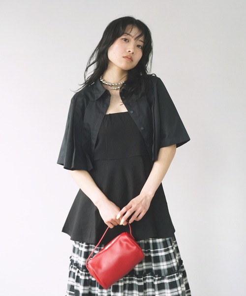 O'fmus(オフムス)の「【O'fmus】ペプラムベアトップ ofmw25s024(その他トップス・レディース・ブラック/チャコールグレー・FREE)」の13枚目の写真