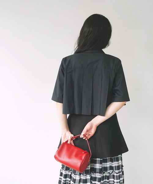 O'fmus(オフムス)の「【O'fmus】ペプラムベアトップ ofmw25s024(その他トップス・レディース・ブラック/チャコールグレー・FREE)」の15枚目の写真