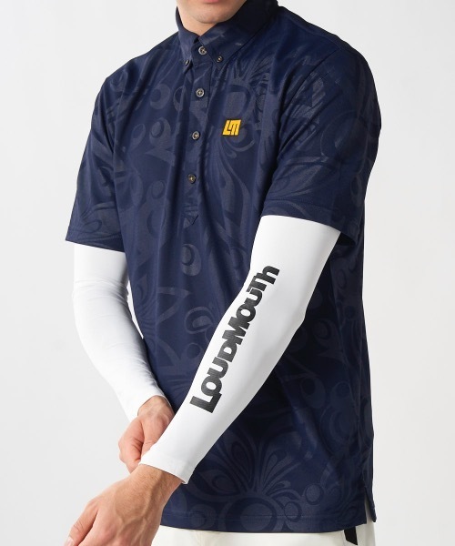 Loudmouth（ラウドマウス）の「【LOUDMOUTH:ラウドマウス】メンズアームカバー ゴルフ（ゴルフグッズ・メンズ・ホワイト/ブラック・FREE）」の5枚目の写真