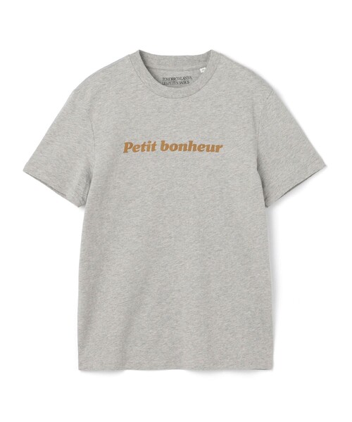 Les petits basics(ルベーシック)の「Les Petits Basics Small happiness ハーフスリーブプルオーバー(Tシャツ/カットソー・レディース・グレー系その他・XS)」の1枚目の写真