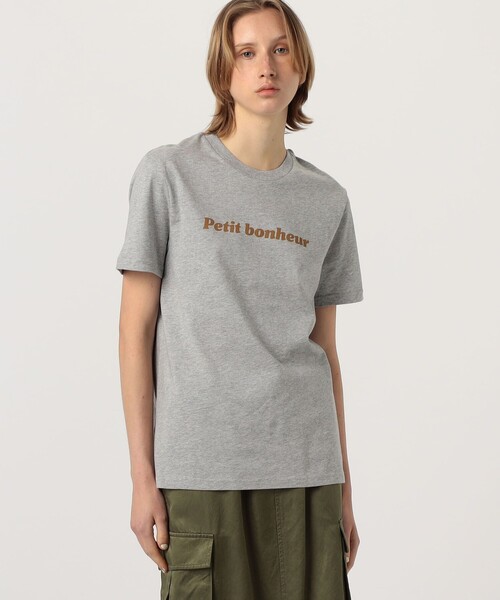 Les petits basics(ルベーシック)の「Les Petits Basics Small happiness ハーフスリーブプルオーバー(Tシャツ/カットソー・レディース・グレー系その他・XS)」の3枚目の写真
