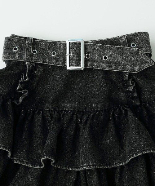 セール】ケミカルデニムミニスカート（デニムスカート）｜Hauls