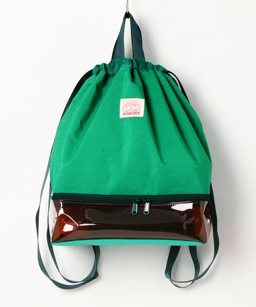 Ocean&Ground(オーシャン&グラウンド)の「プールBAG/GOODAY(スイムグッズ・キッズ・グリーン/ミント/パープル/ブラック/ブルー・FREE)」の3枚目の写真