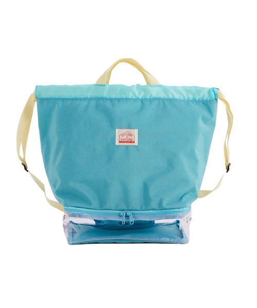 Ocean&Ground(オーシャン&グラウンド)の「プールBAG/GOODAY(スイムグッズ・キッズ・グリーン/ミント/パープル/ブラック/ブルー・FREE)」の20枚目の写真