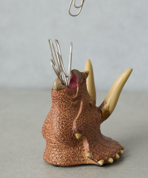 期間限定価格　agete トリケラトプスチャーム クリップホルダー トリケラトプス（その他雑貨）｜BIRTHDAY BAR