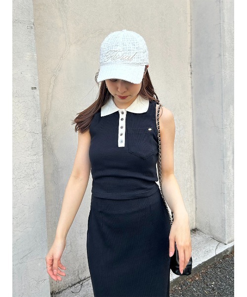 【新品未使用】SNIDEL ポロカットセット WEB限定カラーあり】ポロカットセット（セットアップ）｜SNIDEL