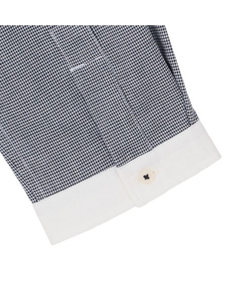 TOKYO SHIRTS(トウキョウシャツ)の「【Pitta Re:)】ふわっとガーゼシャツ 七分袖 綿100% レディースカジュアルシャツ(シャツ/ブラウス・レディース・ネイビー・S/M/L/LL)」の3枚目の写真