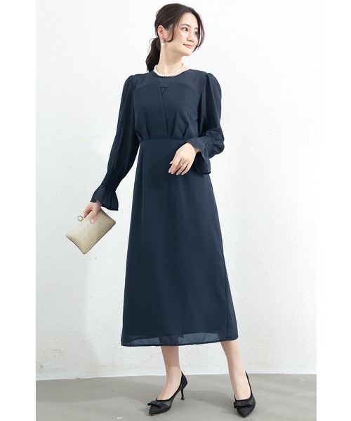 Cinderella　フォマール　ワンピース　ドレス　ネイビーXL　結婚式　新品 Cinderella フォマール ワンピース ドレス ネイビーXL 結婚式