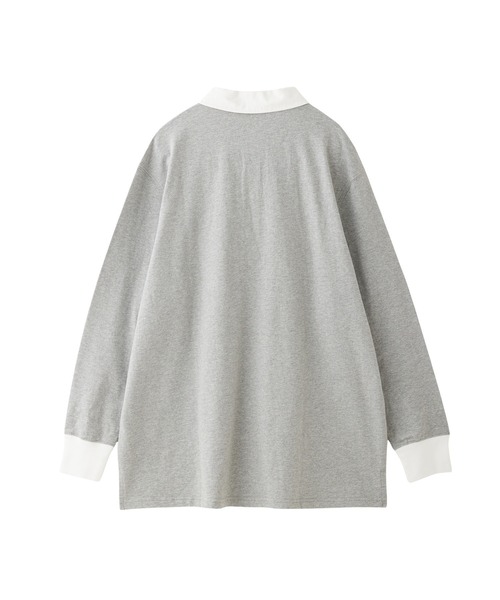 MILKFED.（ミルクフェド）の「LOGO GAME TOP（Tシャツ/カットソー・レディース・アッシュ/バーガンディー/ネイビー・ONE SIZE）」の8枚目の写真