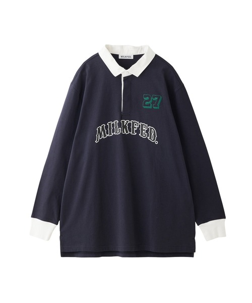 MILKFED.（ミルクフェド）の「LOGO GAME TOP（Tシャツ/カットソー・レディース・アッシュ/バーガンディー/ネイビー・ONE SIZE）」の5枚目の写真