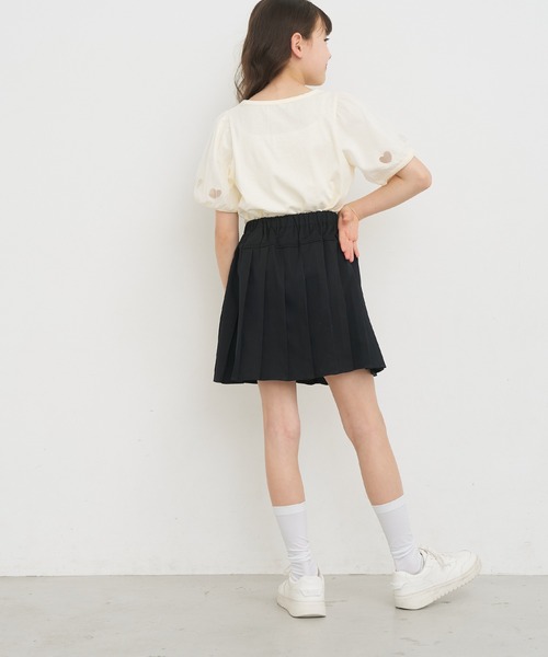 coca(coca)(コカ)の「\再入荷/ キッズ レースアッププリーツスカート(スカート・キッズ・グレー/ブラック/アイボリー・120/130/140/150)」の11枚目の写真