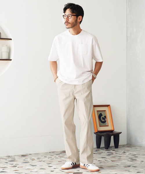 jiggys shop(ジギーズショップ)の「ストレッチ 2タック チノパンツ スラックス(スラックス・メンズ・ブラック/ベージュ/グレー・SMALL/MEDIUM/LARGE/X-LARGE)」の17枚目の写真