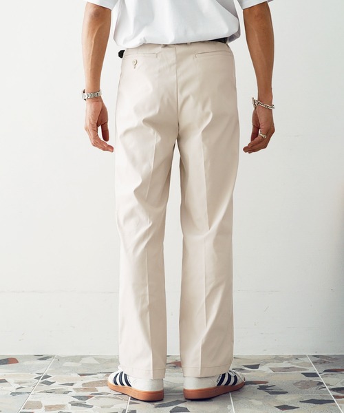 jiggys shop(ジギーズショップ)の「ストレッチ 2タック チノパンツ スラックス(スラックス・メンズ・ブラック/ベージュ/グレー・SMALL/MEDIUM/LARGE/X-LARGE)」の20枚目の写真