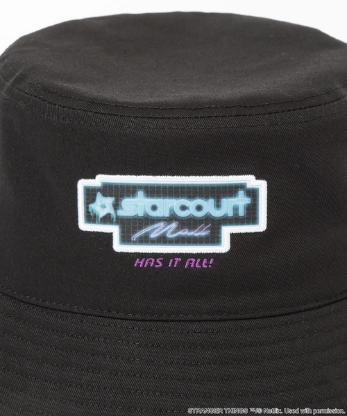 セール】【STRANGER THINGS】コラボ つば裏プリント刺繍ハット