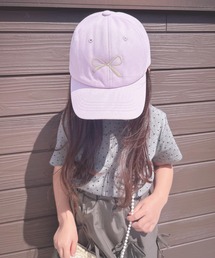 CERCA（チェルカ）の「lulunoix/リボン刺繍キャップ N15397（キャップ）」