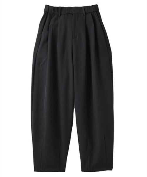 Soiunique（スワユニーク）の「落ち感素材ゆったりサイズサーカスパンツ ［Soiunique］（その他パンツ・レディース・ブラック/ベージュ/チャコール・M/L/LL）」の22枚目の写真