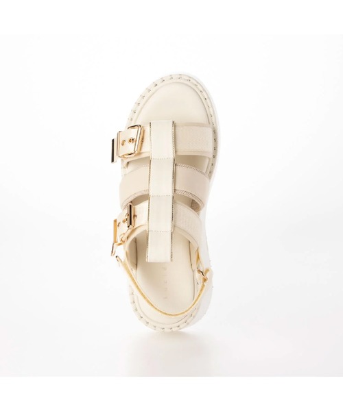 Lucida（ルシーダ）の「Aludra/厚底サンダル（サンダル・レディース・ベージュ/ホワイト/ピンク/グレー・35/36/37/38/39）」の22枚目の写真