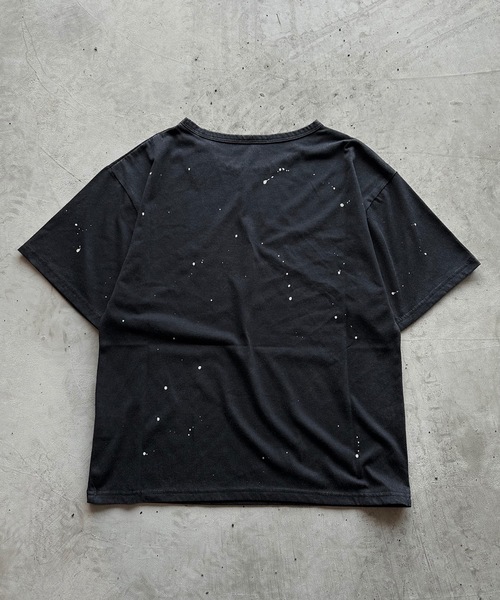 MandO(エムオー)(エムオー)の「【MandO】ヴィンテージペイントサークルロゴTシャツ(Tシャツ/カットソー・メンズ・ブラック/カーキ/チャコール・MEDIUM/LARGE)」の7枚目の写真