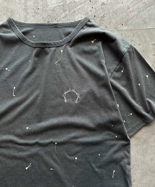 MandO(エムオー)(エムオー)の「【MandO】ヴィンテージペイントサークルロゴTシャツ(Tシャツ/カットソー・メンズ・ブラック/カーキ/チャコール・MEDIUM/LARGE)」の11枚目の写真