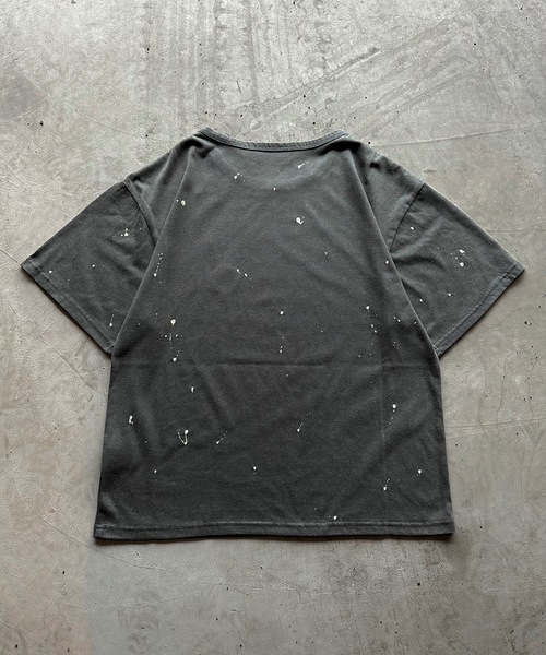 MandO(エムオー)(エムオー)の「【MandO】ヴィンテージペイントサークルロゴTシャツ(Tシャツ/カットソー・メンズ・ブラック/カーキ/チャコール・MEDIUM/LARGE)」の12枚目の写真