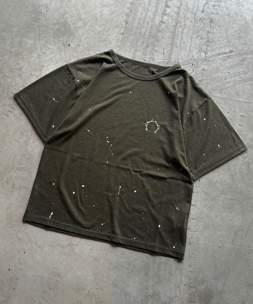 MandO(エムオー)(エムオー)の「【MandO】ヴィンテージペイントサークルロゴTシャツ(Tシャツ/カットソー・メンズ・ブラック/カーキ/チャコール・MEDIUM/LARGE)」の16枚目の写真