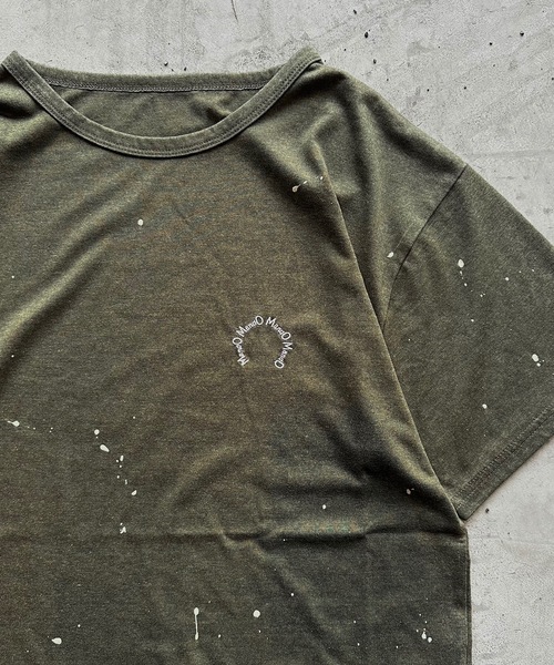 MandO(エムオー)(エムオー)の「【MandO】ヴィンテージペイントサークルロゴTシャツ(Tシャツ/カットソー・メンズ・ブラック/カーキ/チャコール・MEDIUM/LARGE)」の17枚目の写真