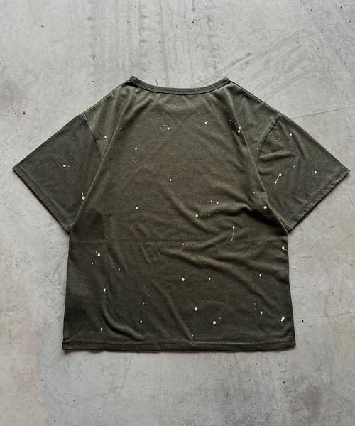 MandO(エムオー)(エムオー)の「【MandO】ヴィンテージペイントサークルロゴTシャツ(Tシャツ/カットソー・メンズ・ブラック/カーキ/チャコール・MEDIUM/LARGE)」の18枚目の写真