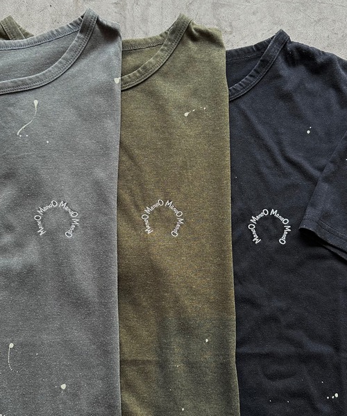 MandO(エムオー)(エムオー)の「【MandO】ヴィンテージペイントサークルロゴTシャツ(Tシャツ/カットソー・メンズ・ブラック/カーキ/チャコール・MEDIUM/LARGE)」の20枚目の写真
