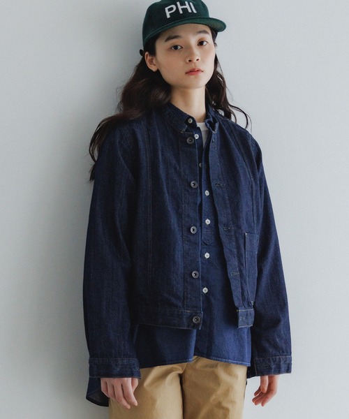 トップス nasty dmg D.M.G / ディーエムジー] 10ozムラ糸デニム アーモンド