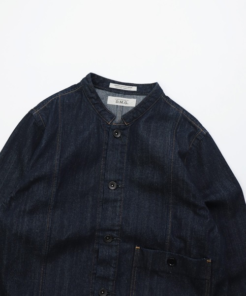 D.M.G.（ドミンゴ）の「[D.M.G / ディーエムジー] 10ozムラ糸デニム アーモンドジャケット（デニムジャケット・レディース・ワンウォッシュ・3/2）」の11枚目の写真